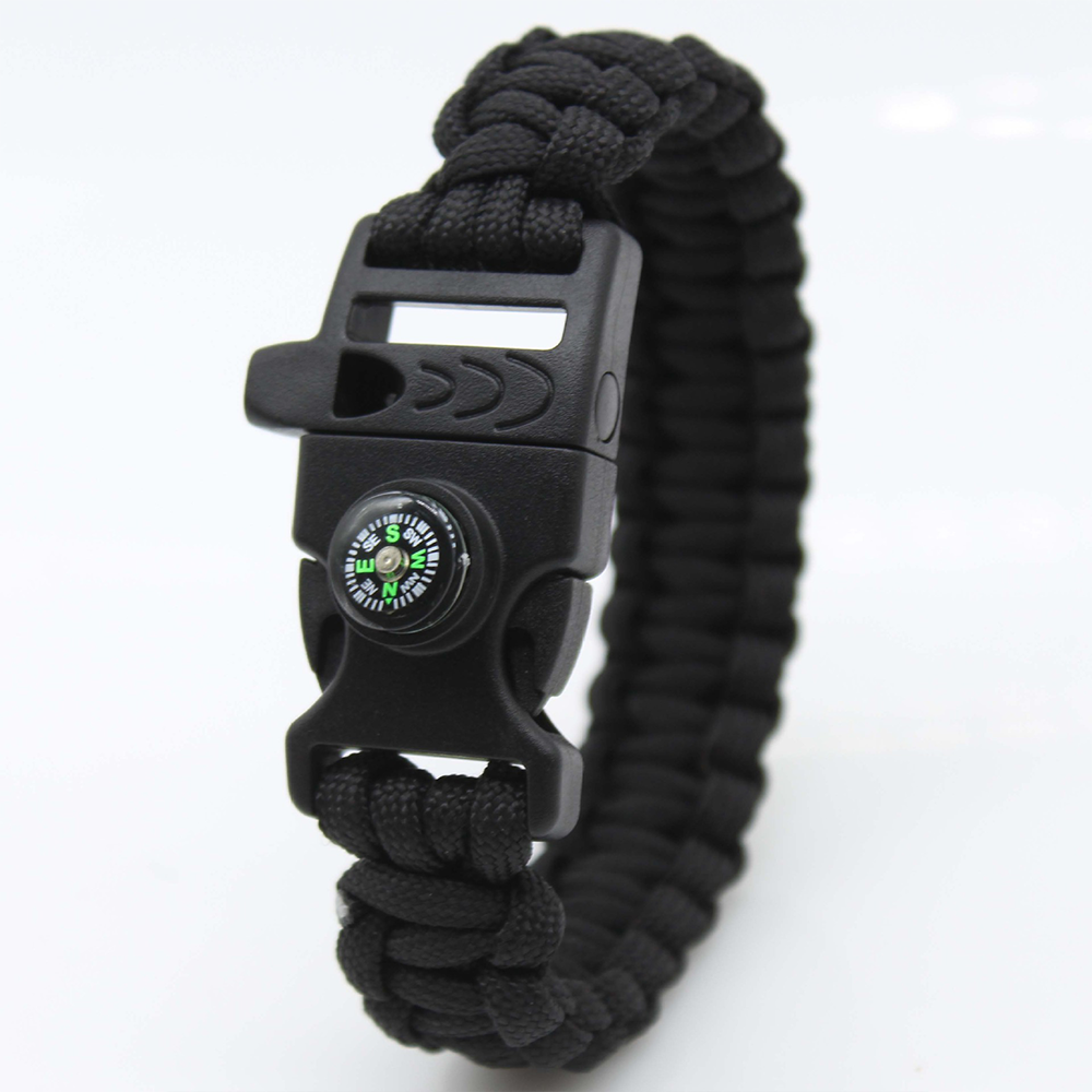 Multifunctional outdoor compass bracelet 