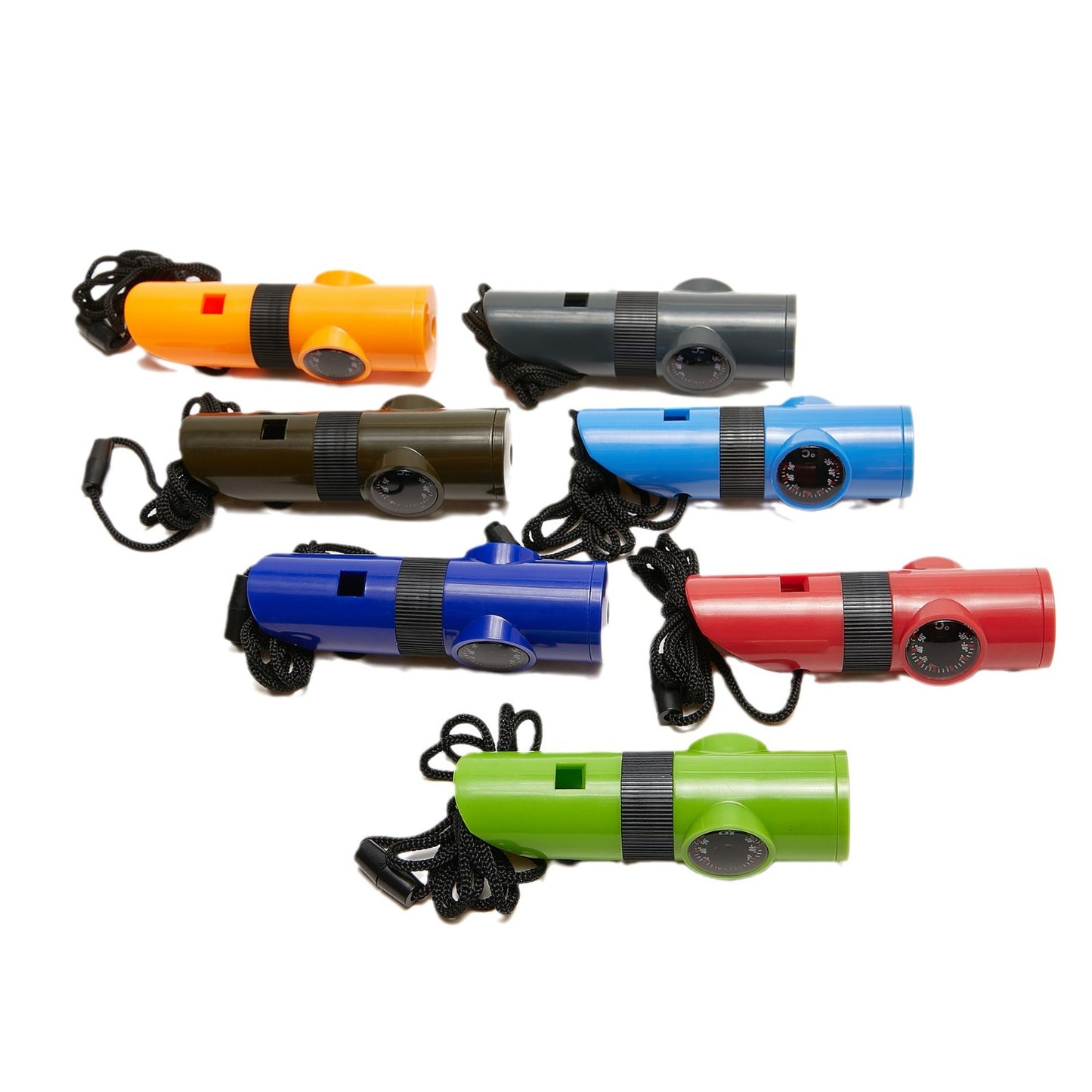 Outdoor 7-in-1 multifunctional whistle